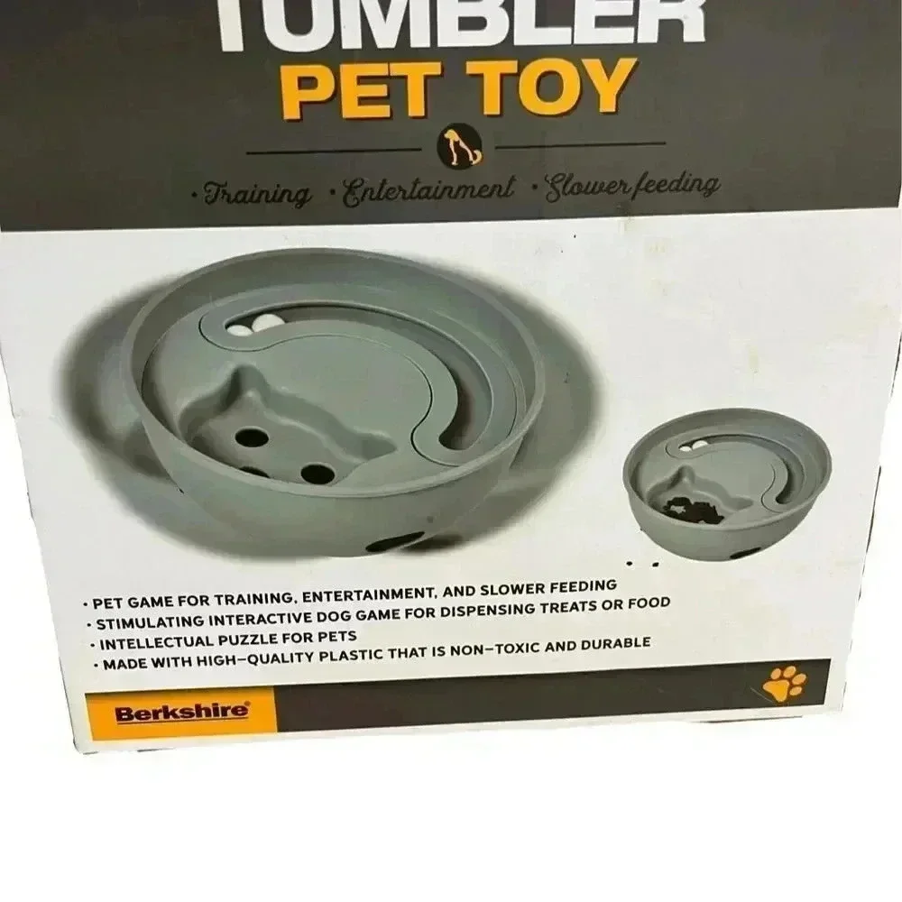 🌟 Berkshire Tumbler Interactive Pet Toy Treat Dispenser Feeder 🌟